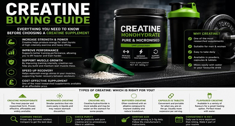 Creatine Buying Guide: Everything You Need to Know Before Choosing a Creatine Supplement