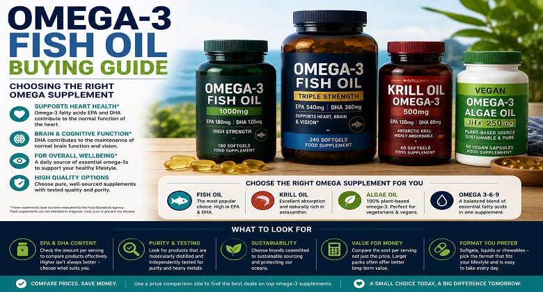 Omega-3 Fish Oil Buying Guide: Choosing the Right Omega Supplement