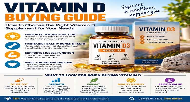 Vitamin D Buying Guide: How to Choose the Right Vitamin D Supplement